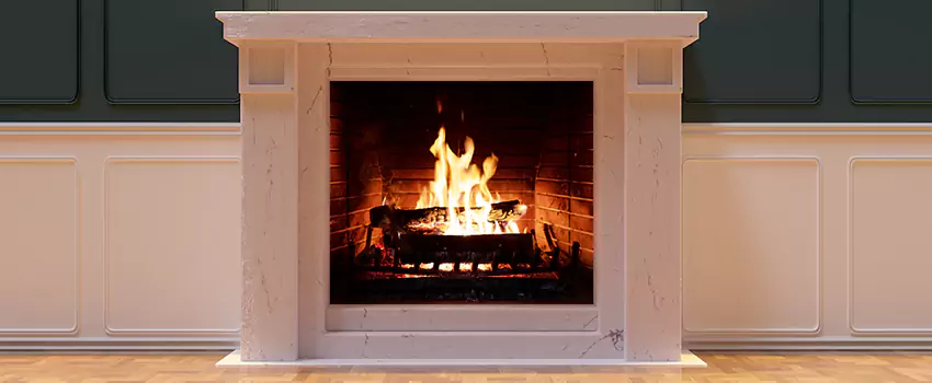 Decorative Electric Fireplace Installation in Hemet, California