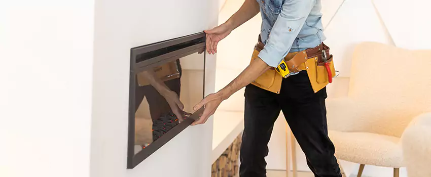 Metal Fireplace Installation in Hemet, California