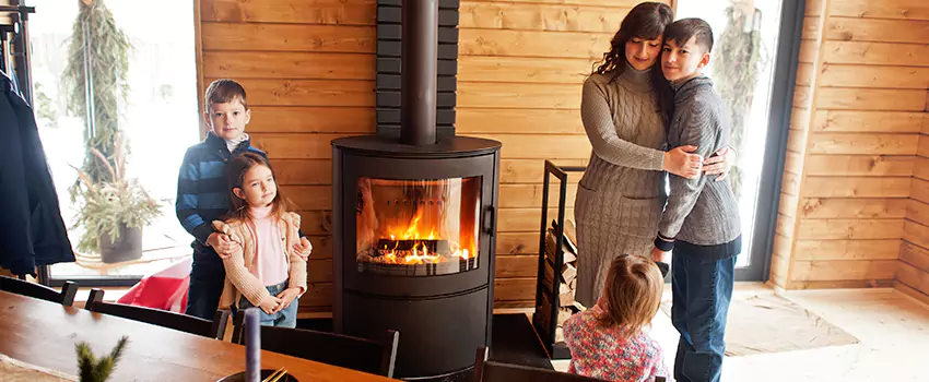 Morso Cast Iron Fireplace Insert Installation in Hemet, California