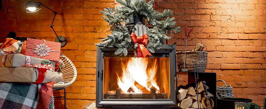 Travis Industries Linear Gas Fireplace Installation in Hemet, California