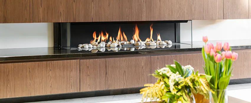 Double-height Fireplace Design Refurbishment in Hemet, California